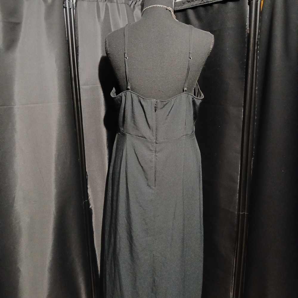 Abercrombie & Fitch Black Cutout Dress Women's Size Large Sleeveless Goth - Picture 7 of 10
